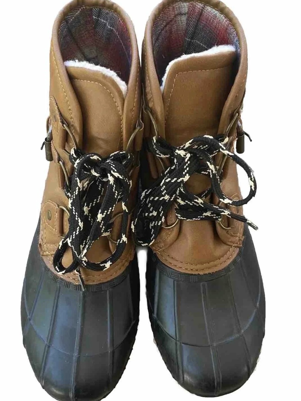 Magellan Outdoors Brown and Black Women's Waterproof Rain & Snow Boots